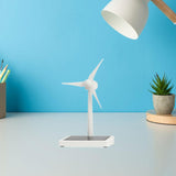 Maxbell Solar Powered Windmill White Kids Science Kits Toy for Kids Children Student S