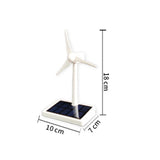 Maxbell Solar Powered Windmill White Kids Science Kits Toy for Kids Children Student S