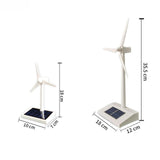 Maxbell Solar Powered Windmill White Kids Science Kits Toy for Kids Children Student S
