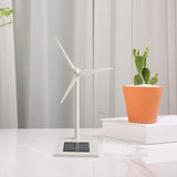 Maxbell Solar Powered Windmill White Kids Science Kits Toy for Kids Children Student L