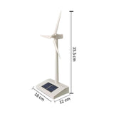 Maxbell Solar Powered Windmill White Kids Science Kits Toy for Kids Children Student L