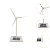 Maxbell Solar Powered Windmill White Kids Science Kits Toy for Kids Children Student L