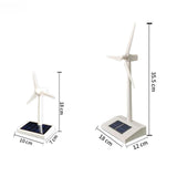 Maxbell Solar Powered Windmill White Kids Science Kits Toy for Kids Children Student L