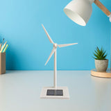 Maxbell Solar Powered Windmill White Kids Science Kits Toy for Kids Children Student L