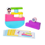 Maxbell Building Blocks Developmental Toys DIY Visual Perception Wood Balance Blocks