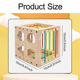 Maxbell Shape Sorter Toys Developmental Learning Toy Sensory Toy for Kids Girls Baby