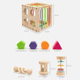 Maxbell Shape Sorter Toys Developmental Learning Toy Sensory Toy for Kids Girls Baby