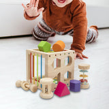 Maxbell Shape Sorter Toys Developmental Learning Toy Sensory Toy for Kids Girls Baby