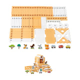 Maxbell Building Blocks Set Engineering Learning Toy for Ages 3 4 5 6 Years Old Kids