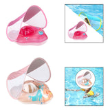Maxbell Baby Swimming Float Waist Swim Ring Toy Swim Training Portable Swimming Ring Inner Diameter 16cm Pink