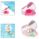 Maxbell Baby Swimming Float Waist Swim Ring Toy Swim Training Portable Swimming Ring Inner Diameter 16cm Pink