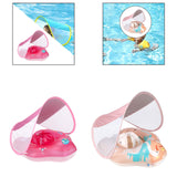 Maxbell Baby Swimming Float Waist Swim Ring Toy Swim Training Portable Swimming Ring Inner Diameter 16cm Pink