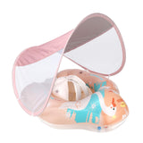 Maxbell Baby Swimming Float Waist Swim Ring Toy Swim Training Portable Swimming Ring Inner Diameter 19cm Light Orange