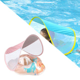 Maxbell Baby Swimming Float Waist Swim Ring Toy Swim Training Portable Swimming Ring Inner Diameter 19cm Light Orange