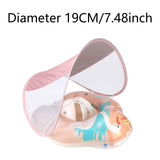 Maxbell Baby Swimming Float Waist Swim Ring Toy Swim Training Portable Swimming Ring Inner Diameter 19cm Light Orange