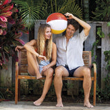 Maxbell Inflatable Beach Ball PVC Novelty Rainbow Beach Ball for Holiday Sports Boys 51cm