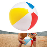 Maxbell Inflatable Beach Ball PVC Novelty Rainbow Beach Ball for Holiday Sports Boys 51cm
