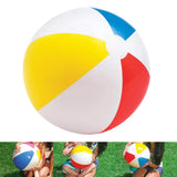 Maxbell Inflatable Beach Ball PVC Novelty Rainbow Beach Ball for Holiday Sports Boys 51cm