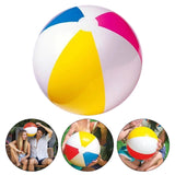 Maxbell Inflatable Beach Ball PVC Novelty Rainbow Beach Ball for Holiday Sports Boys 61cm