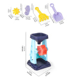 Maxbell Sand and Water Wheel Toy Multi-functional Beach Toy for Pool Backyard Summer