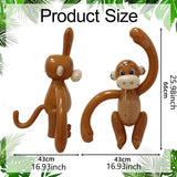 Maxbell Inflatable Monkey Jungle Themed Birthdays Decorative Baby Shower Photo Props
