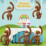 Maxbell Inflatable Monkey Jungle Themed Birthdays Decorative Baby Shower Photo Props