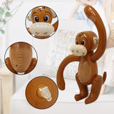 Maxbell Inflatable Monkey Jungle Themed Birthdays Decorative Baby Shower Photo Props