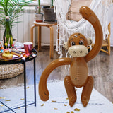 Maxbell Inflatable Monkey Jungle Themed Birthdays Decorative Baby Shower Photo Props