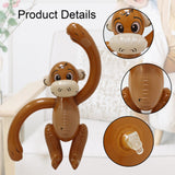 Maxbell Inflatable Monkey Jungle Themed Birthdays Decorative Baby Shower Photo Props