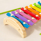 Maxbell 8 Tone Wood Xylophone Hand Knock Piano Toy for Concert Music Lessons Outside