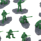 Maxbell 18Pcs Soldier Models 1/35 Birthday Gifts Miniature Figurines for Games Hobby Green