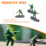 Maxbell 18Pcs Soldier Models 1/35 Birthday Gifts Miniature Figurines for Games Hobby Green