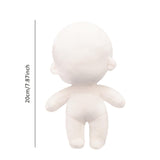 Maxbell Blank Doll Body Clothes Display Collection Stuffed Toy Wearable Clothing DIY 20cm