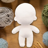 Maxbell Blank Doll Body Clothes Display Collection Stuffed Toy Wearable Clothing DIY 20cm
