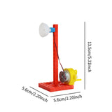 Maxbell DIY Hand Cranked Generator Compact Physics Teaching Aid for Physical Science