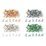 Maxbell 50x 1:35 Scale Soldier Models for Dollhouse Decor Miniature Scene Sand Table Light Yellow