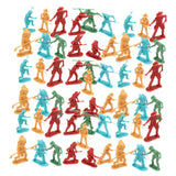 Maxbell 50x 1/35 Scale Soldier Models Kids Adults for Game Miniature Scene Play Area