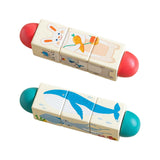 Maxbell Wooden Twist Toy Educational Wood Rotating Game for 18M+ Children