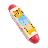 Maxbell Wooden Twist Toy Educational Wood Rotating Game for 18M+ Children