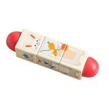 Maxbell Wooden Twist Toy Educational Wood Rotating Game for 18M+ Children