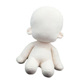 Maxbell 7.87inch Plush Doll Blank Body Cute Make Your Own Dolls Humanoid Stuffed Toy