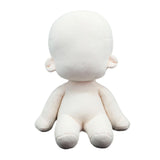 Maxbell 7.87inch Plush Doll Blank Body Cute Make Your Own Dolls Humanoid Stuffed Toy