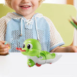 Maxbell Simulated Snake Windup Toy Early Learning for Childrens Day Traveling Favors Green