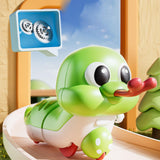 Maxbell Simulated Snake Windup Toy Early Learning for Childrens Day Traveling Favors Green