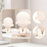 Maxbell Plush Doll Body Clothes Display Cotton Doll Stuffed Toy Arts Crafts Humanoid 10cm