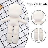 Maxbell Plush Doll Body No Attribute Mannequin for Dress up Humanoid Fat body