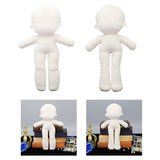 Maxbell Plush Doll Body No Attribute Mannequin for Dress up Humanoid Fat body