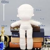 Maxbell Plush Doll Body No Attribute Mannequin for Dress up Humanoid Fat body