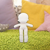 Maxbell Plush Doll Body No Attribute Mannequin for Dress up Humanoid Fat body