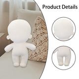 Maxbell Plush Doll Blank Body Collection Creative Wearable Clothing Plushies Toy DIY